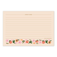Peach Blossom Tin Recipe Box