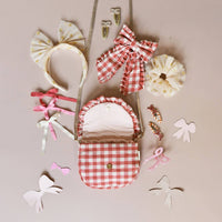 Scalloped Bow Tie Clips 3 pack