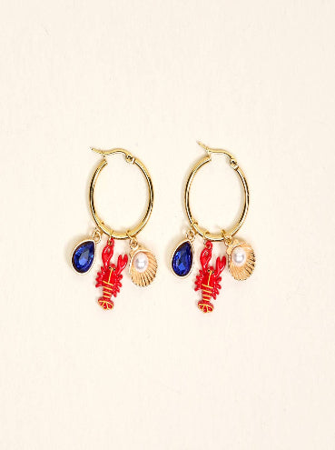 Hoop Earrings–Under the Sea