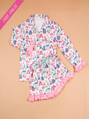 Sugarplum Lane Pajama Shorts Set