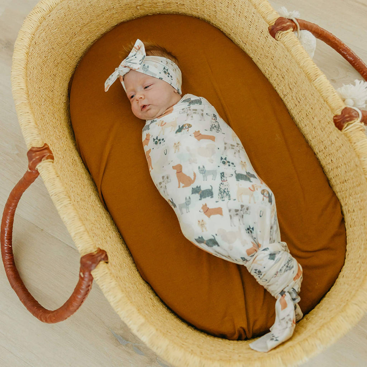 Knit Swaddle Blanket - Rufus