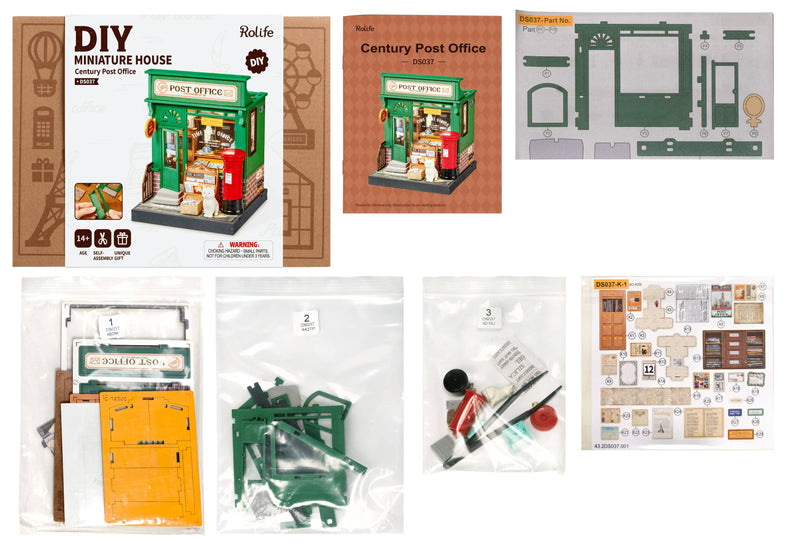 Miniature House Kit: Century Post Office