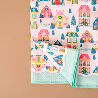 Sugarplum Lane Tea Towel
