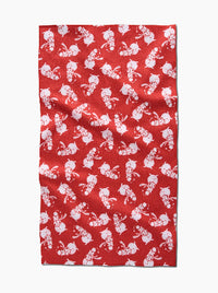 Smiley Frosty Tea Towel