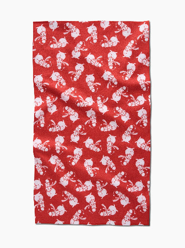 Smiley Frosty Tea Towel