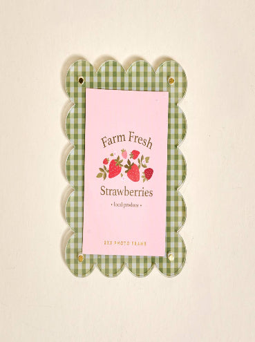 Mini Picture Magnet-Farm Fresh Strawberries