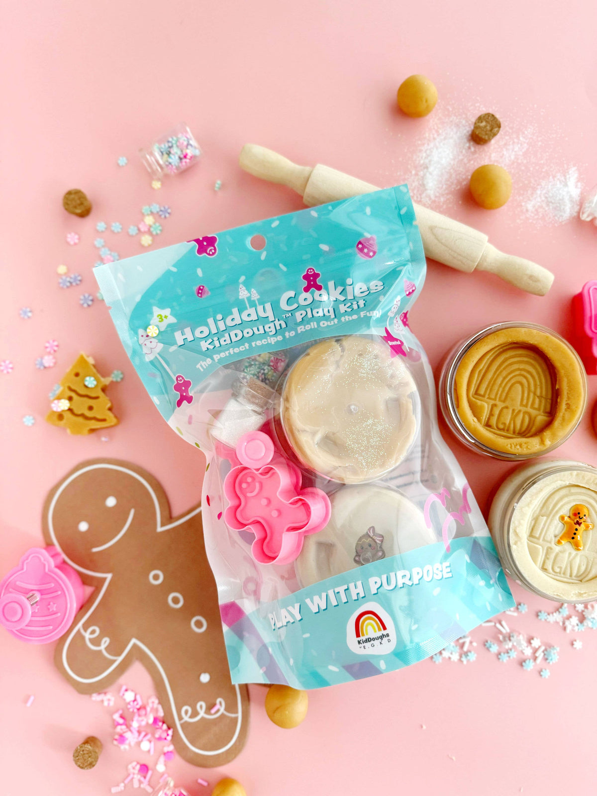 Cookies Rhinestone Holiday Cookies Dough Play Kit – Rhinestones and Roses