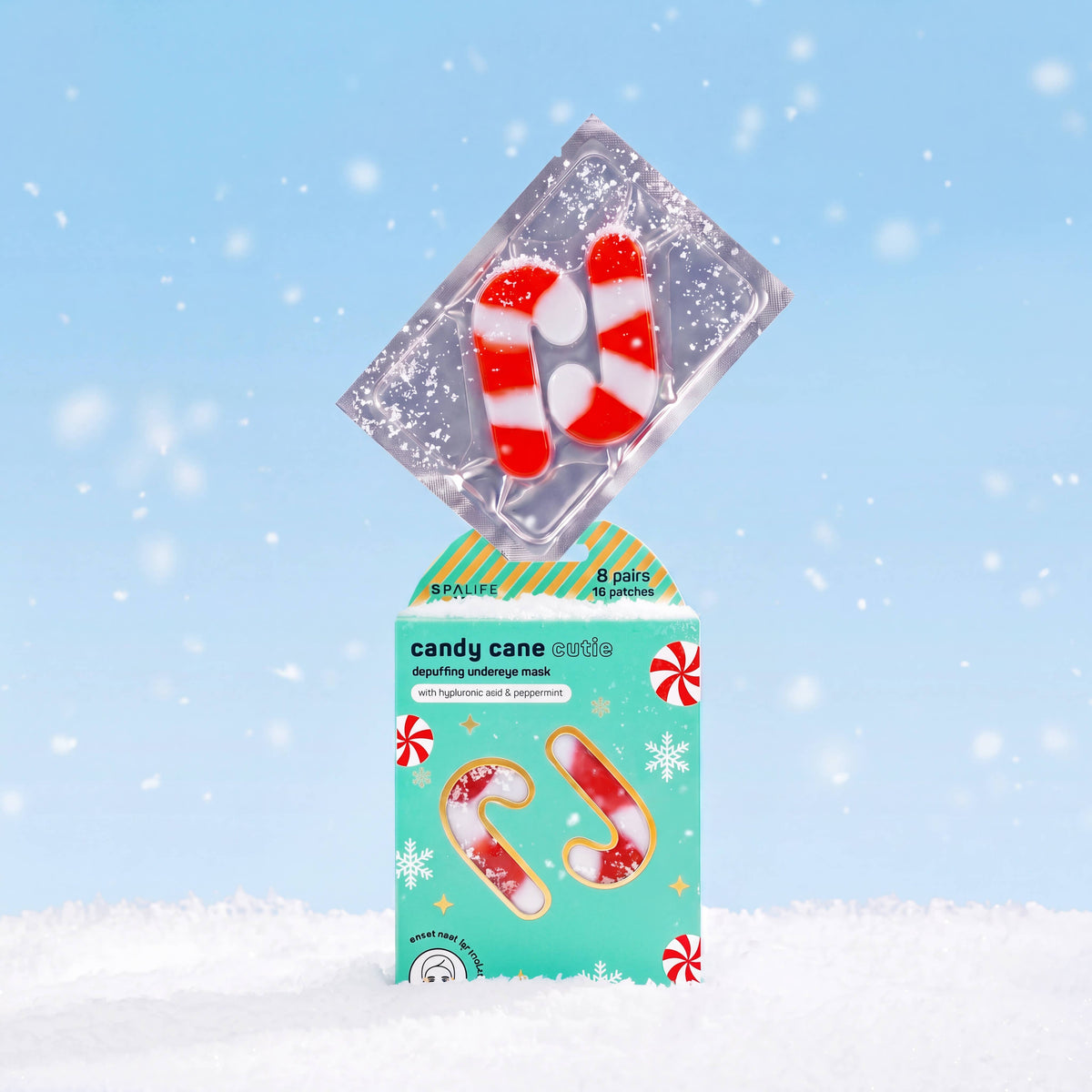 Candy Cane Cutie Undereye Patches