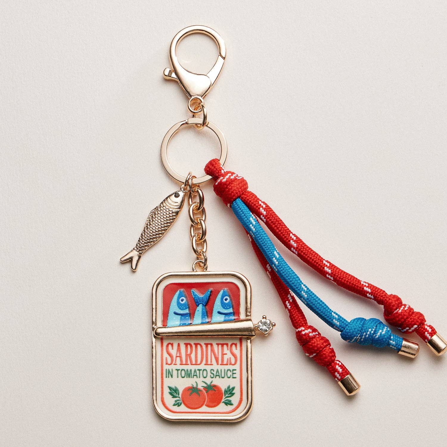 Sardine Tin Keychain Pink