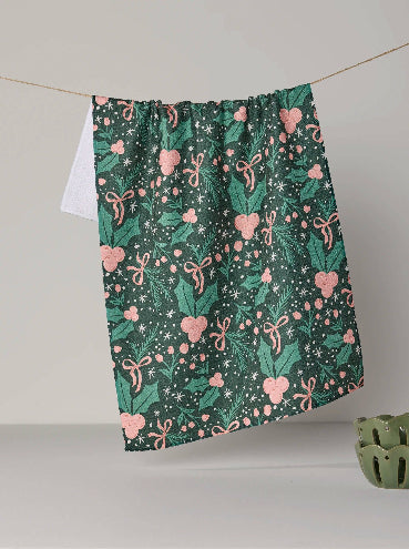 Sugarplum Florals Tea Towel