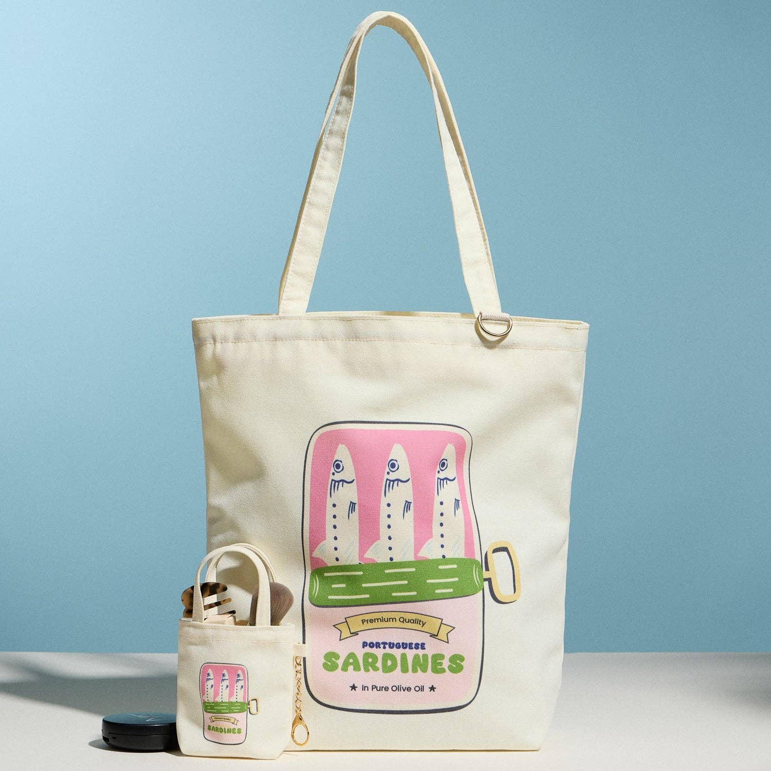 Sardine Mini Canvas Tote