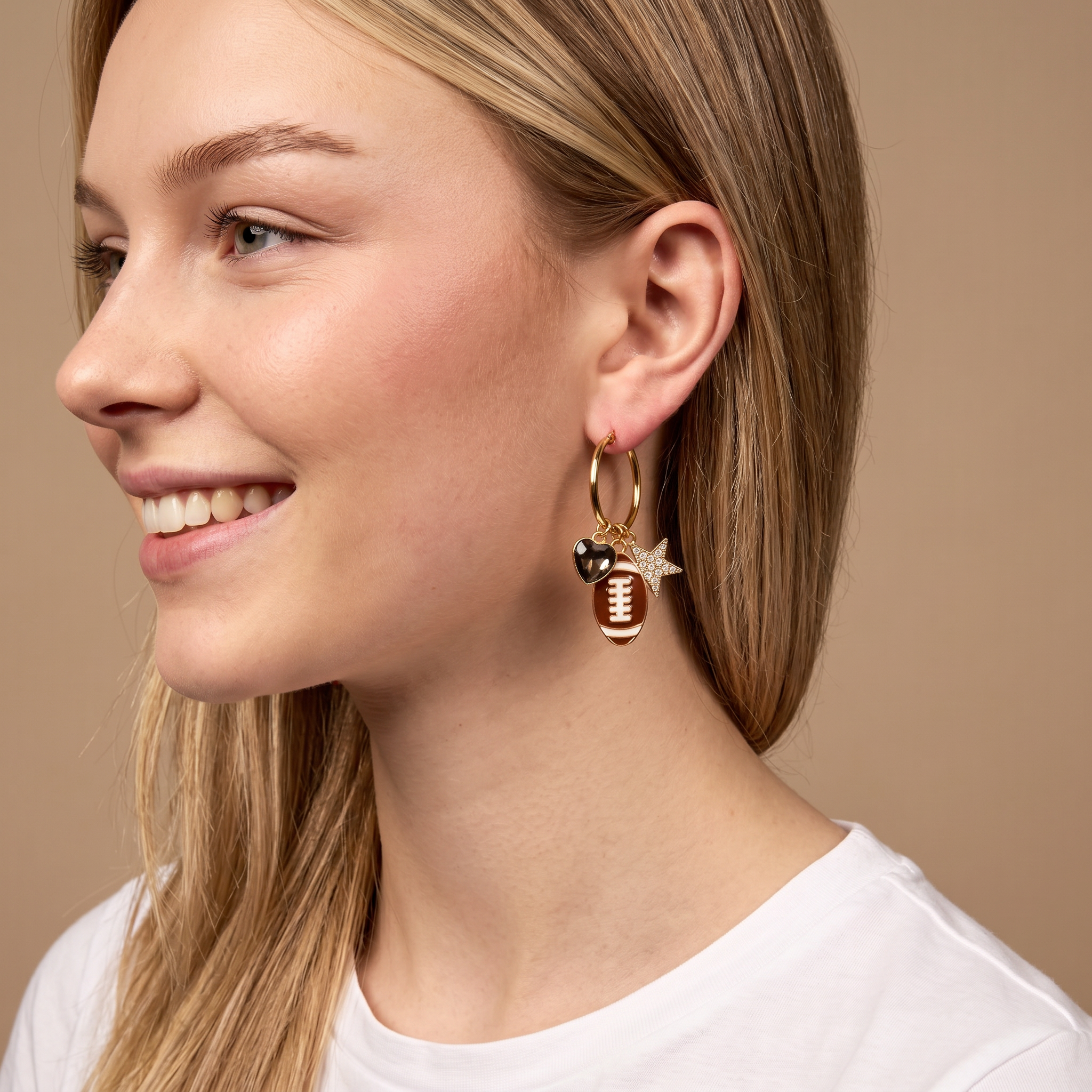 Hoop Earrings-Gameday Glitz