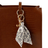 Floral Satin Keychain