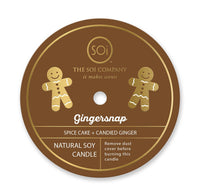 Gingersnap Icon Candle - 12oz
