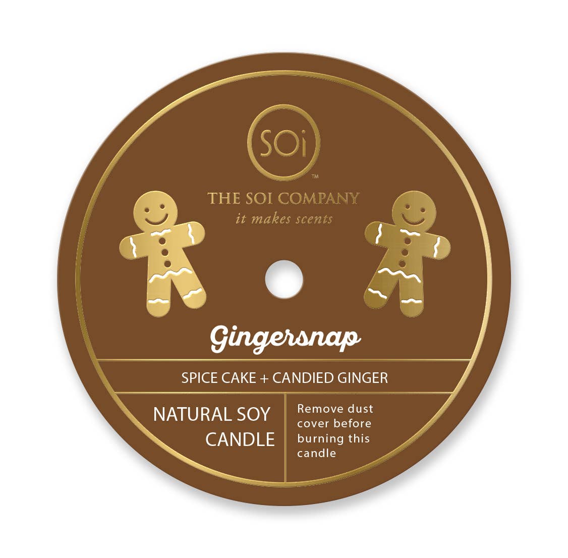 Gingersnap Icon Candle - 12oz