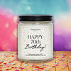 Happy 70th Birthday Candle