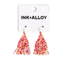 Cassie Mini Confetti Fringe Earrings