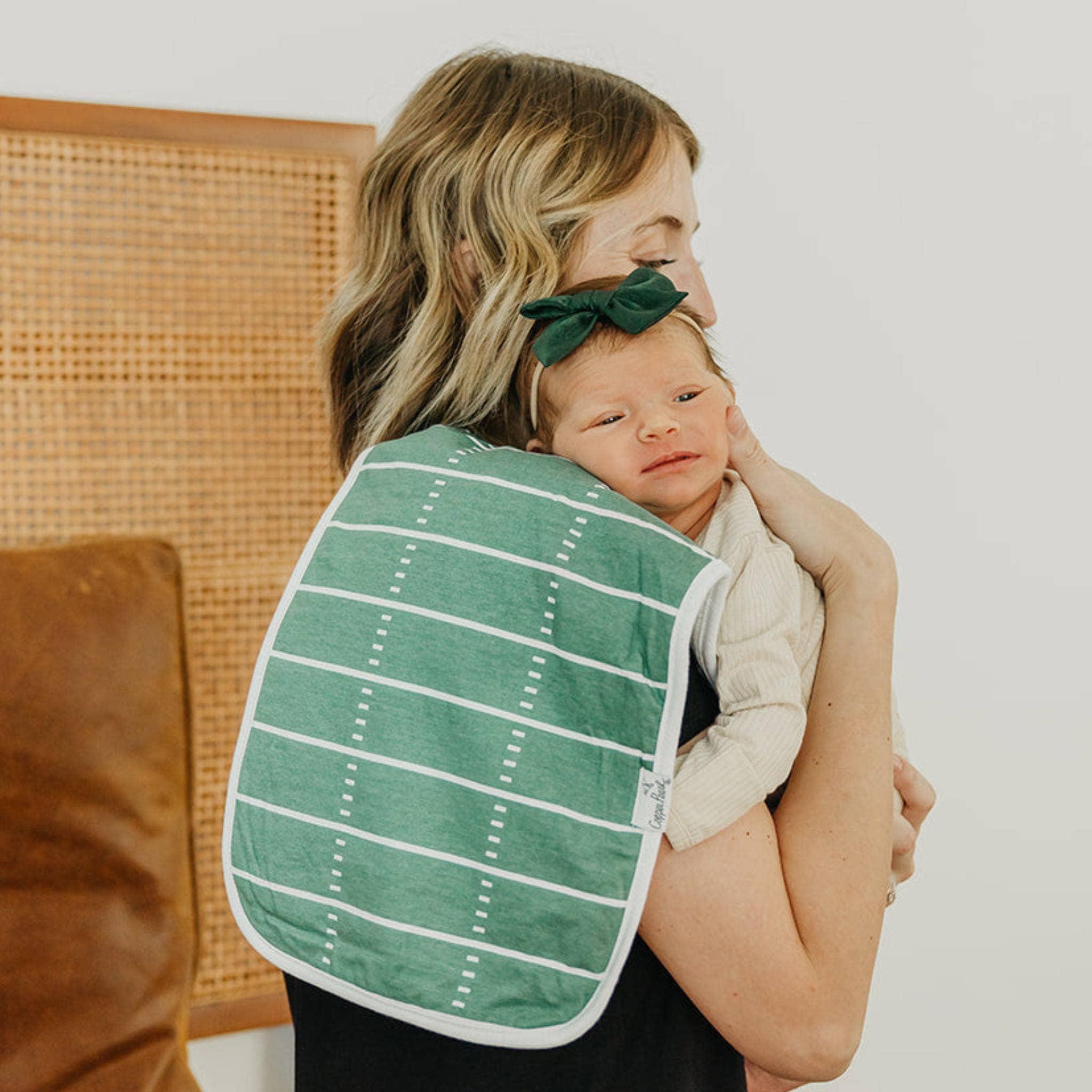 Football Burp Cloths
