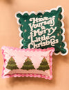 Merry Little Christmas Throw Pillow