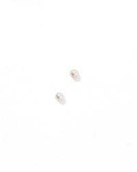 Payton Pearl Studes - White 3mm