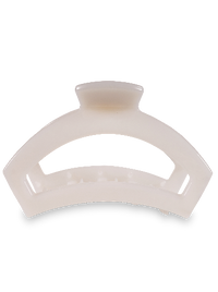 Open Hair Clip | Large | Coconut White