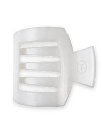 Square Flat Hair Clip | Large | Coconut White