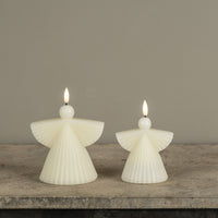 5.25" CREAM ANGEL CANDLE