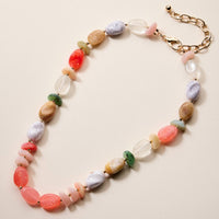 Organic Resin Bead Necklaces