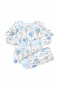 Blue Party Time Pajama