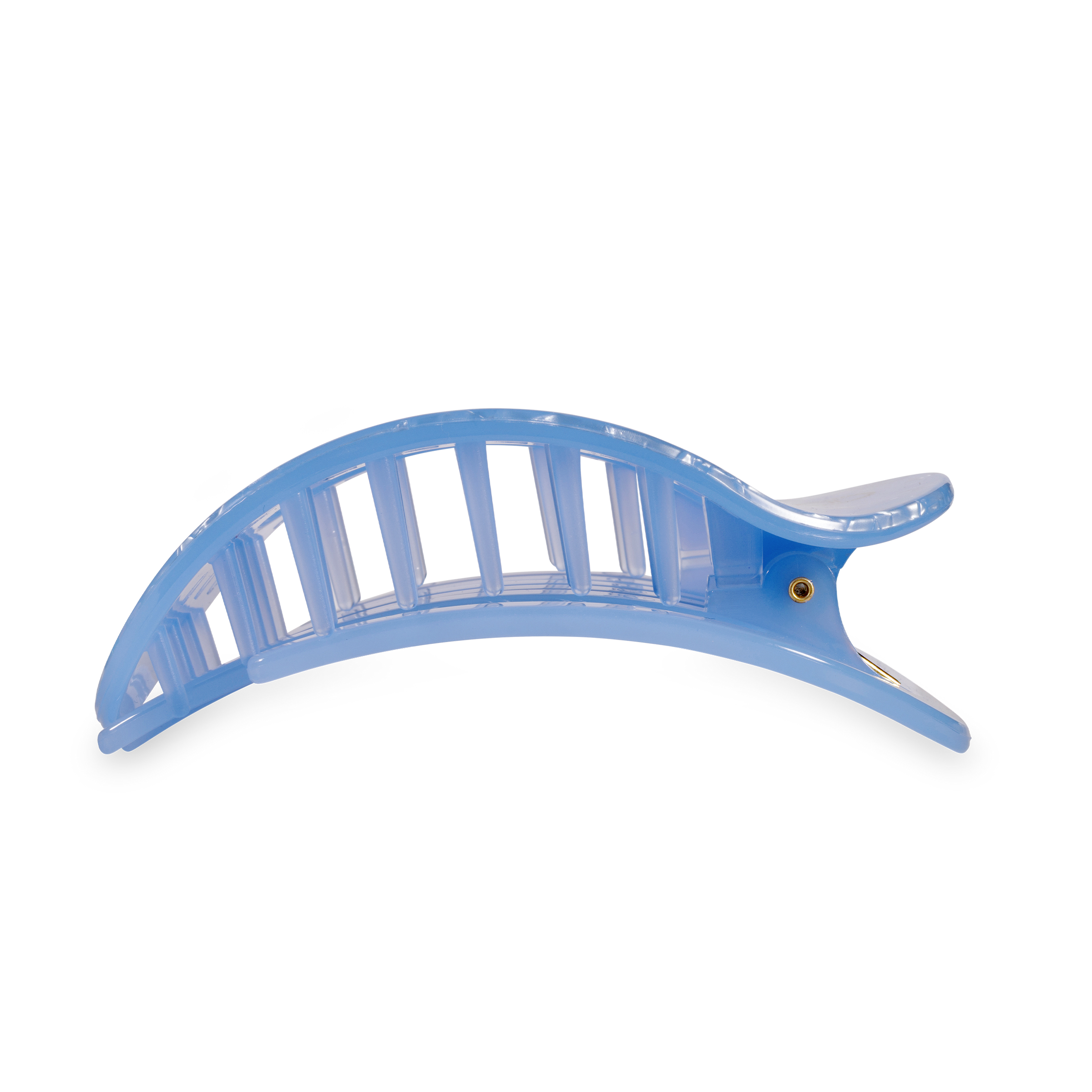 Flat Round Hair Clip | Large | Blue Lagoon