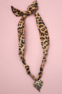 HANDMADE SCARF CHARM NECKLACE
