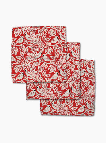 Cardinal Canopy Dishcloth Set