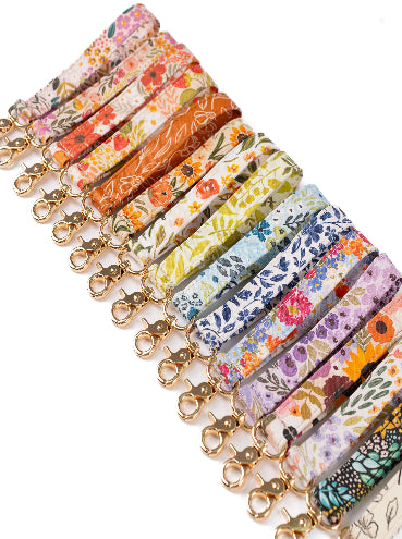 Floral Wristlet Keychains