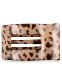 Flat Rectangle Hair Clip | Medium | Blonde Tortoise