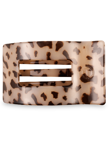Flat Rectangle Hair Clip | Medium | Blonde Tortoise