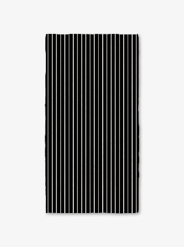 Black Linen Luxe Bath Towel