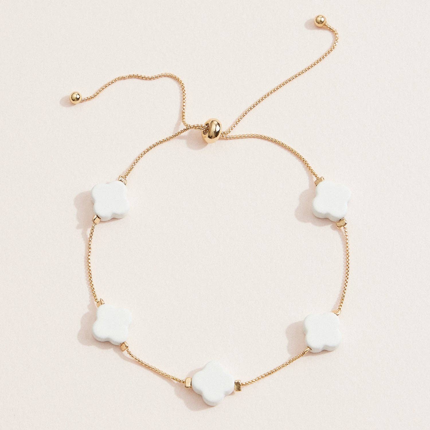 Adjustable Clover Bracelet