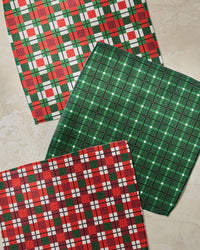 Noel Plaid Dishcloth Set