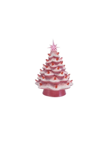 Ceramic LED Pink Tree