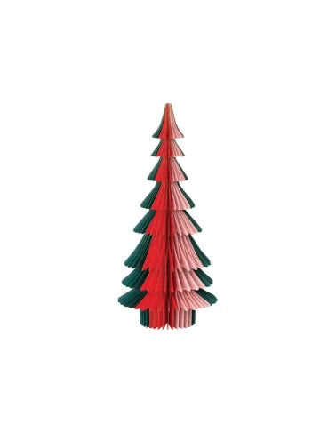 18" Pink & Green Honeycomb Tree