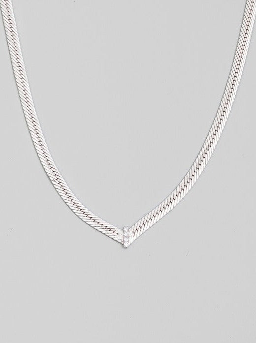 Silver Snake Chain Necklace
