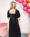 Uptown Velvet Dress