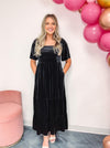 Uptown Velvet Dress