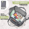 Gray Diaper Backpack - Rhinestones and Roses