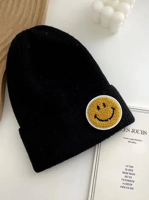Black Happy Hat