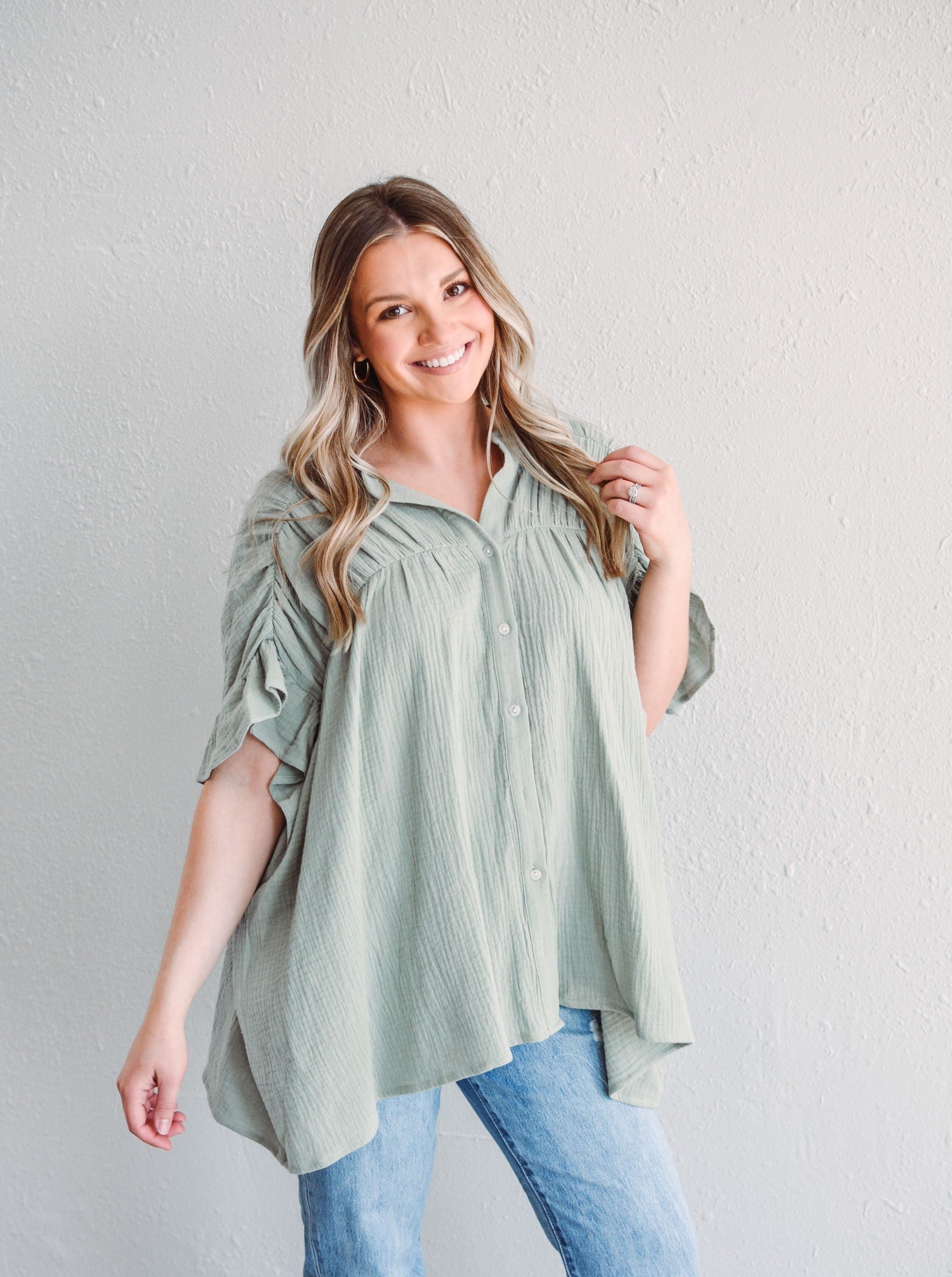 Rocheport Gauze Top Rocheport Gauze Top