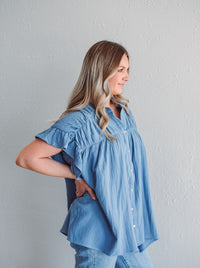 Cape May Gauze Top