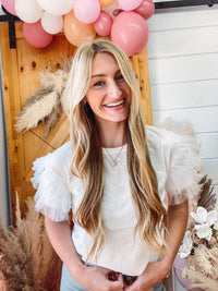 Ivory Swan Top