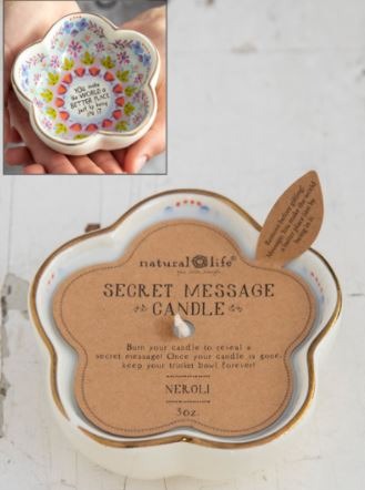 Secret Message Candle