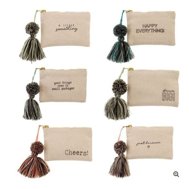 Canvas Assorted Pouches